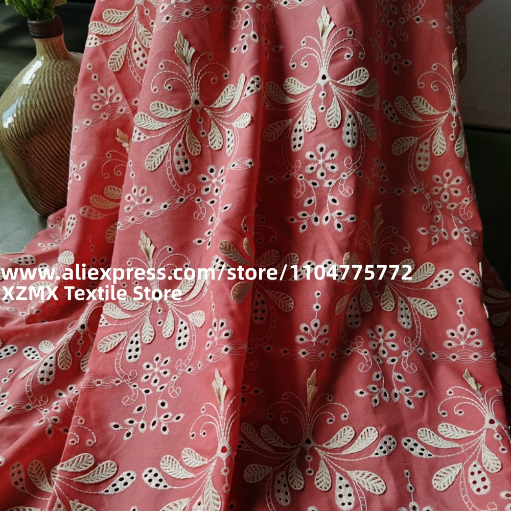 Red Base 3D Floral Embroidery  - đánh giá và giá Vintage Sewing Textile